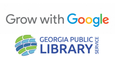 Grow with Google and Georgia Public Library Services logos