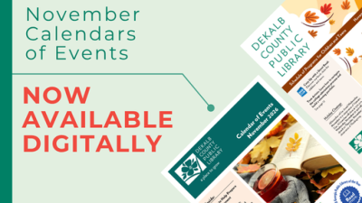 November Calendars of Events now available digitally